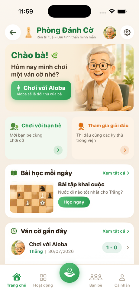 Aloba · Phòng Đánh Cờ